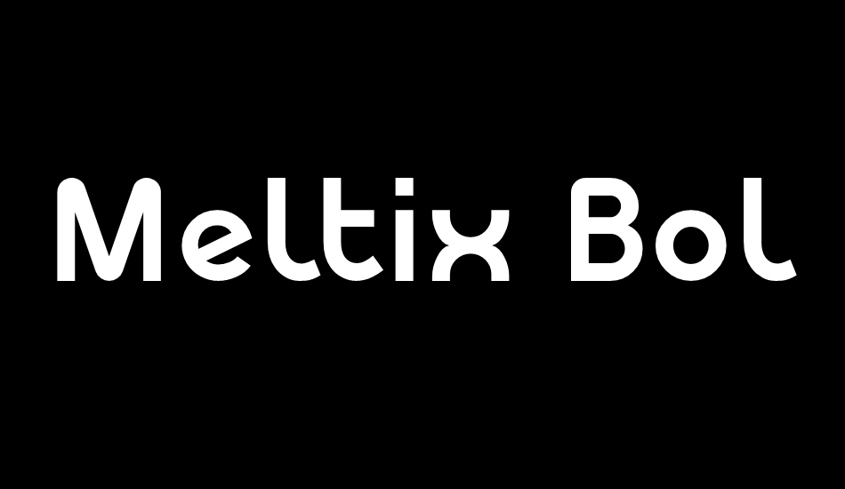 meltix-bold-demo font big