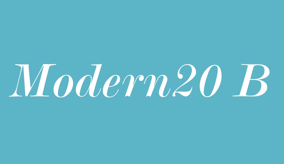 modern20-bt font big