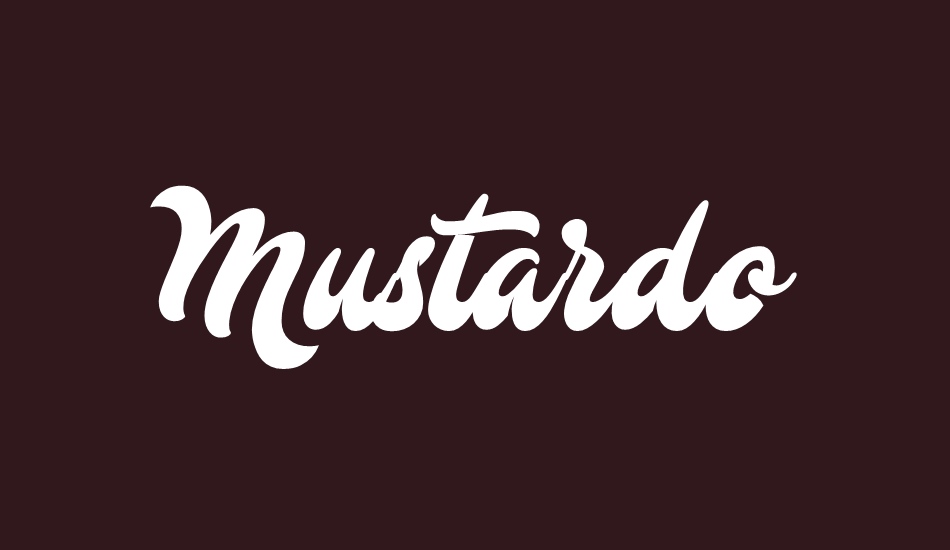 mustardo font big