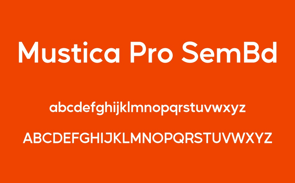 Mustica Pro font