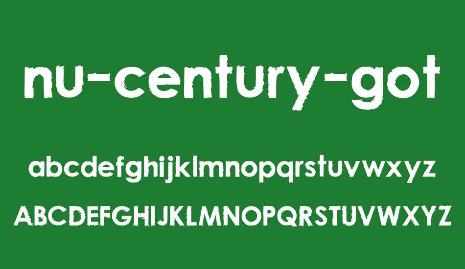nu-century-gothic font