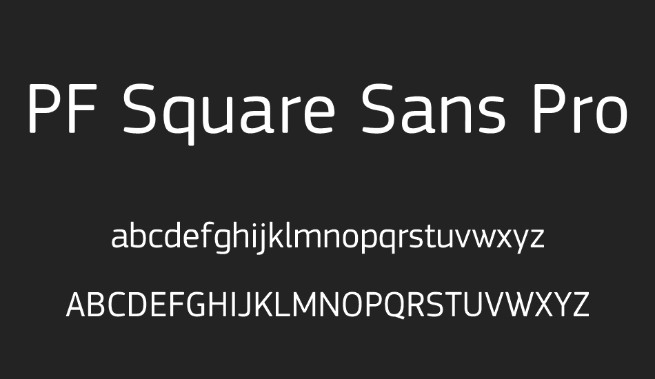 pf-square-sans-pro font