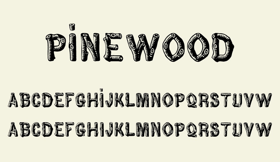 pinewood font