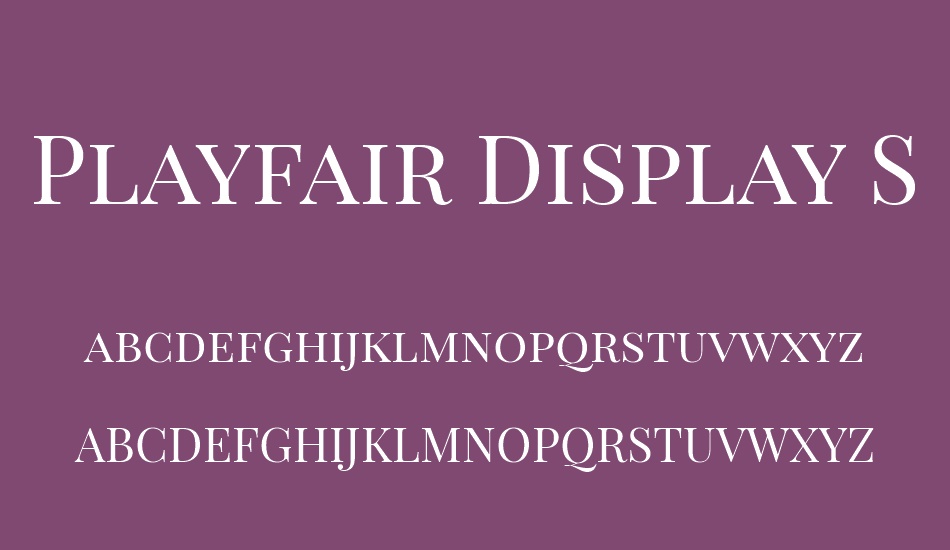 playfair-display-sc font