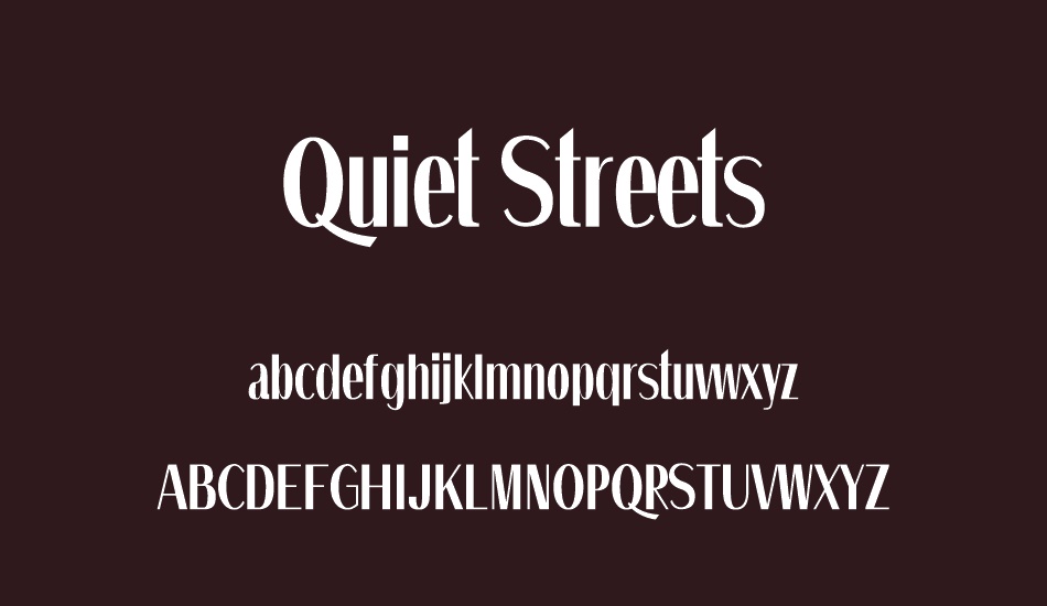 quiet-streets font