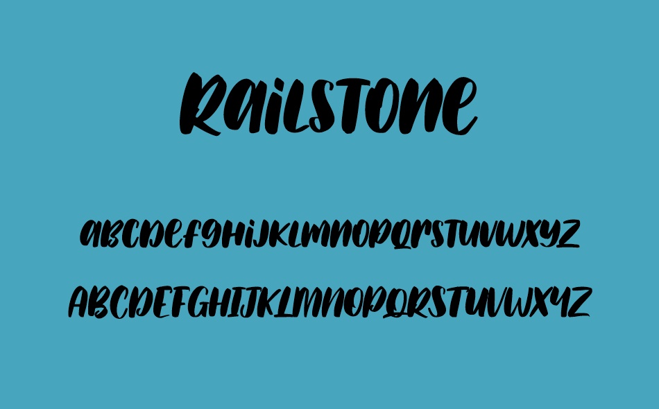 Railstone font