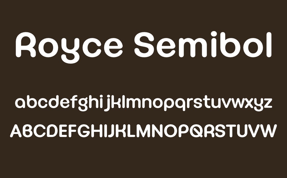 Royce font