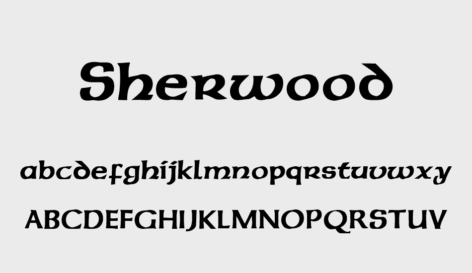 sherwood font