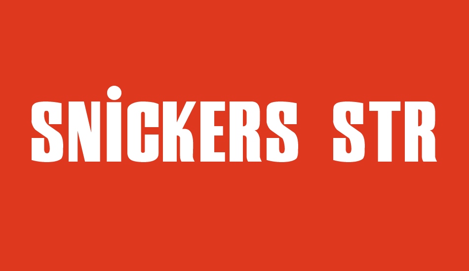 snickers-straight font big