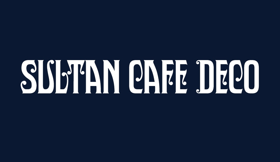 sultan-cafe-decor-personal-use font big