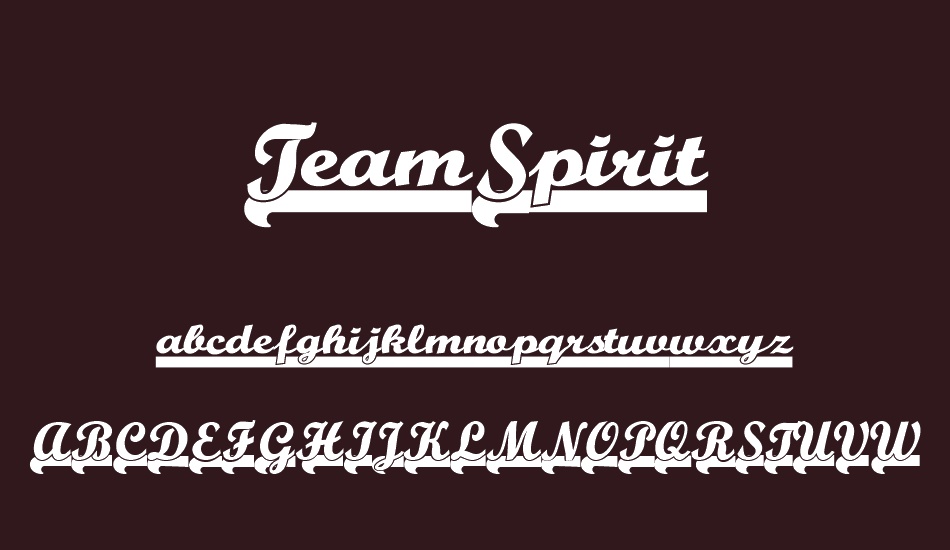teamspirit font