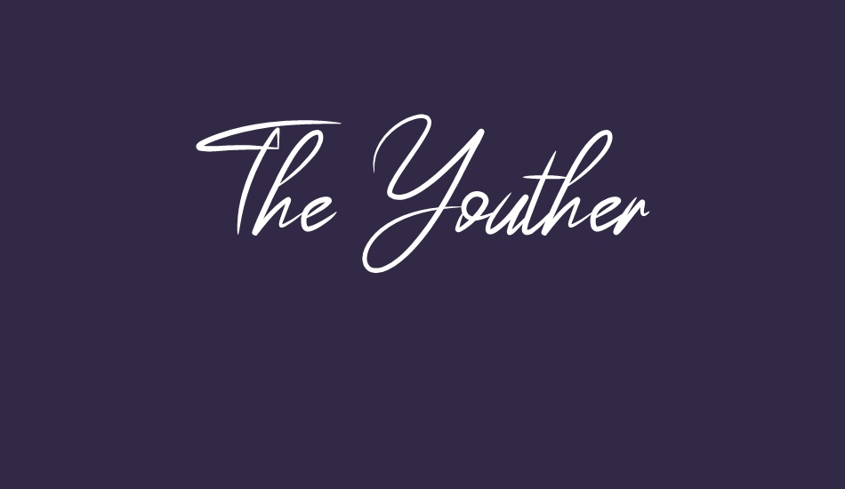 the-youther font big