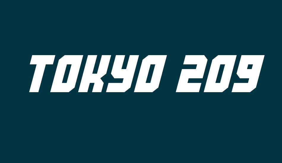tokyo-2097 font big