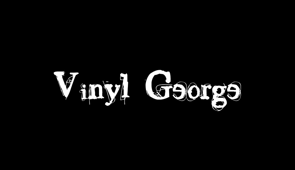 vinyl-george font big