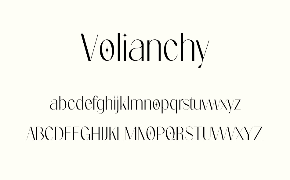 Volianchy font