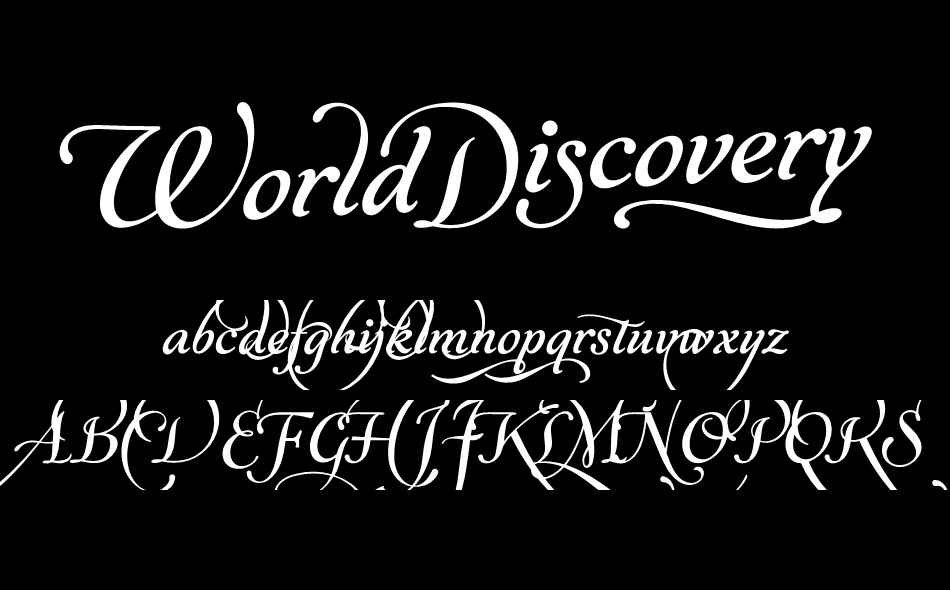 World Discovery font