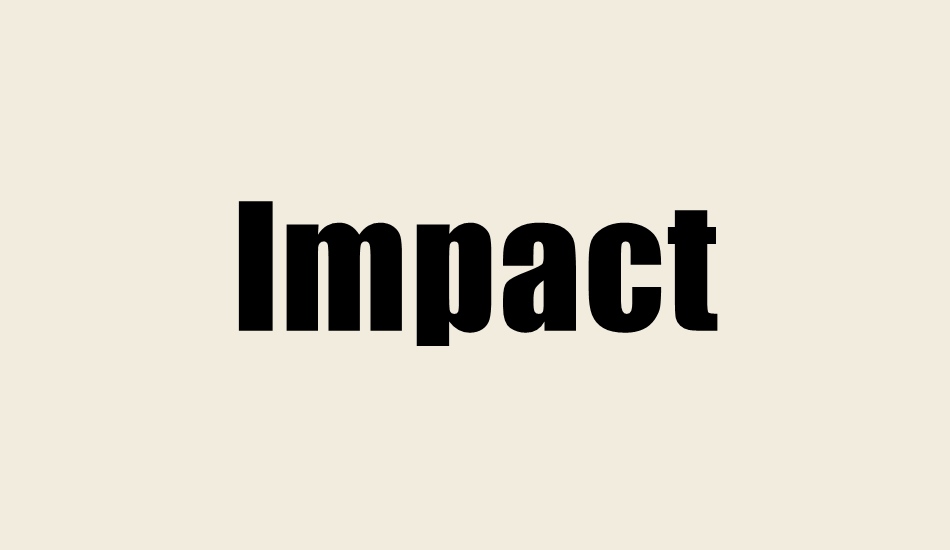 ımpact font big