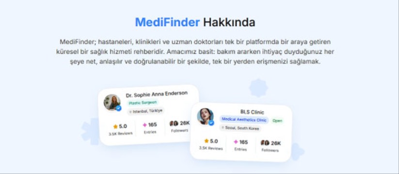 MediFinder, Sağlık Hizmetlerine Erişimi Tek Platformda Kolaylaştırıyor