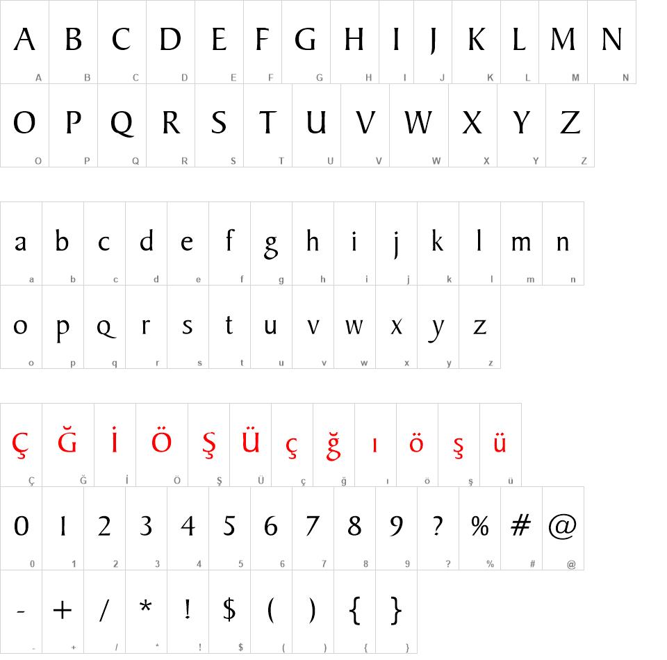 00260 font
