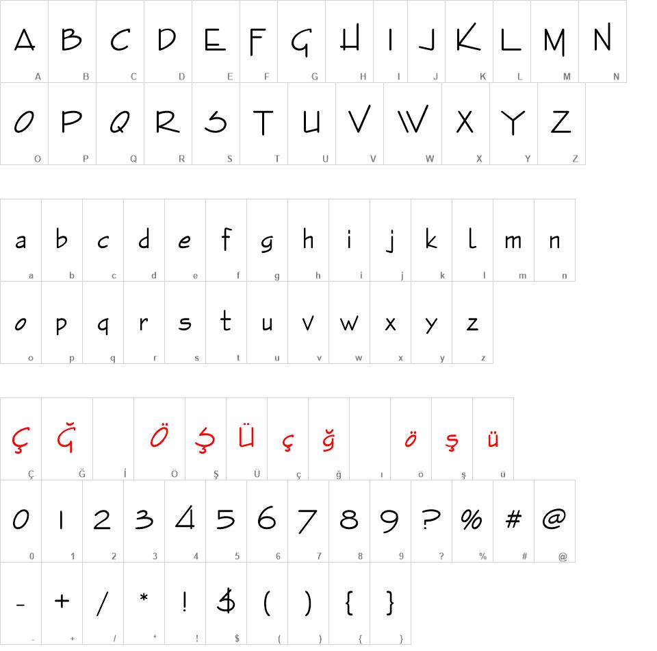 00325 font