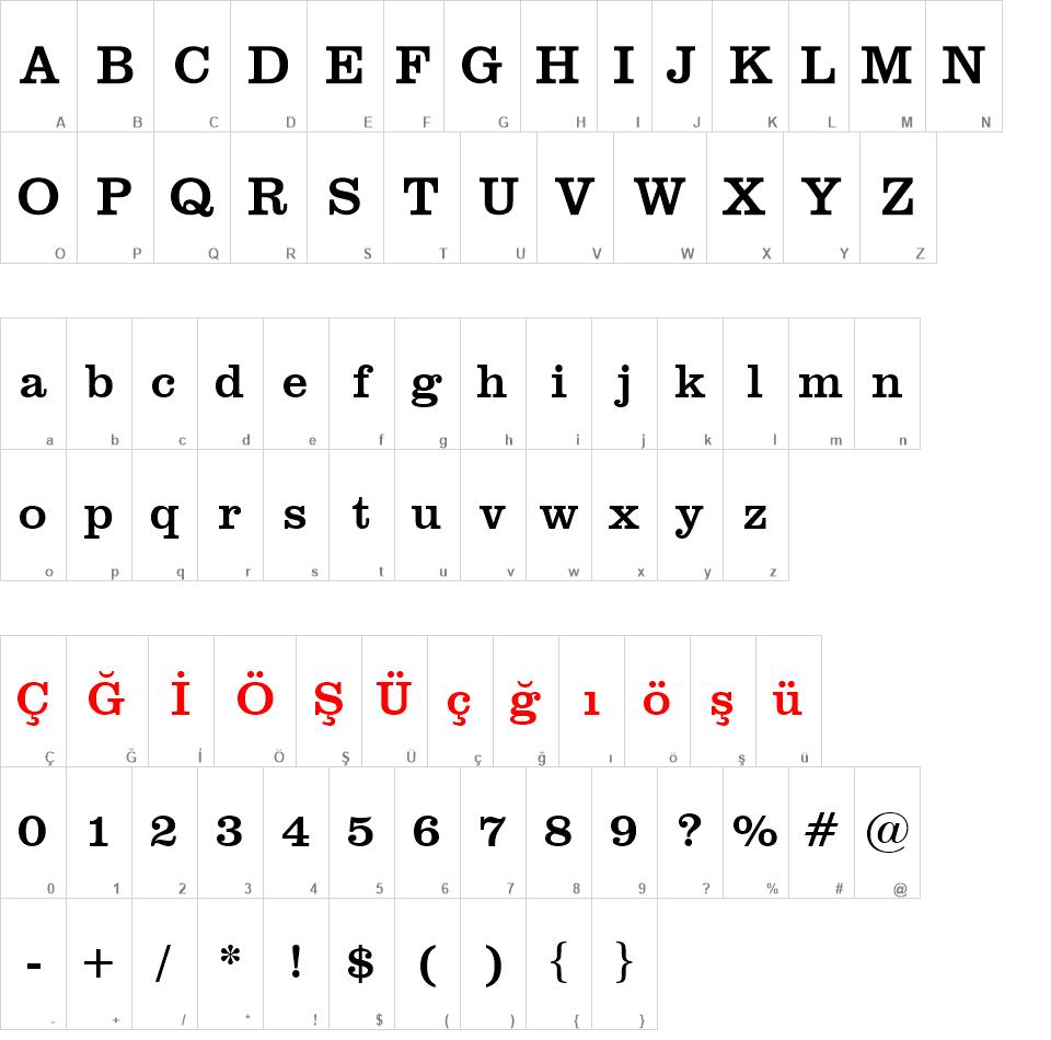00357 font