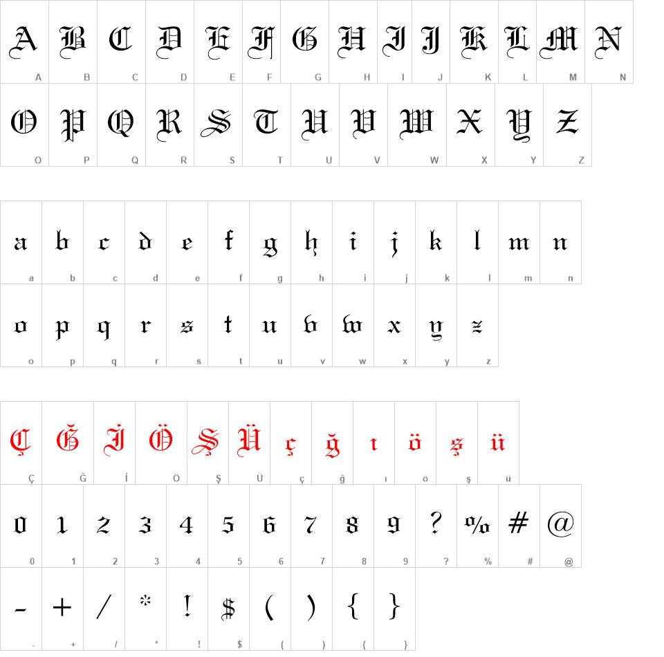 00510 font