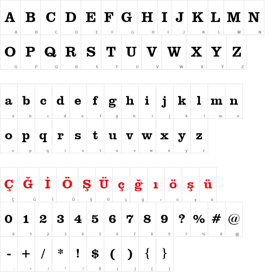 00705 font