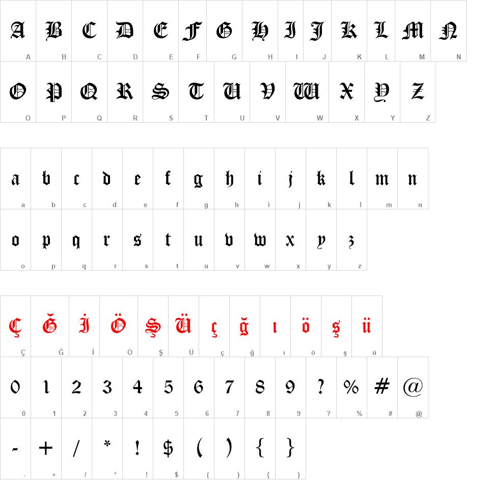 00710 font