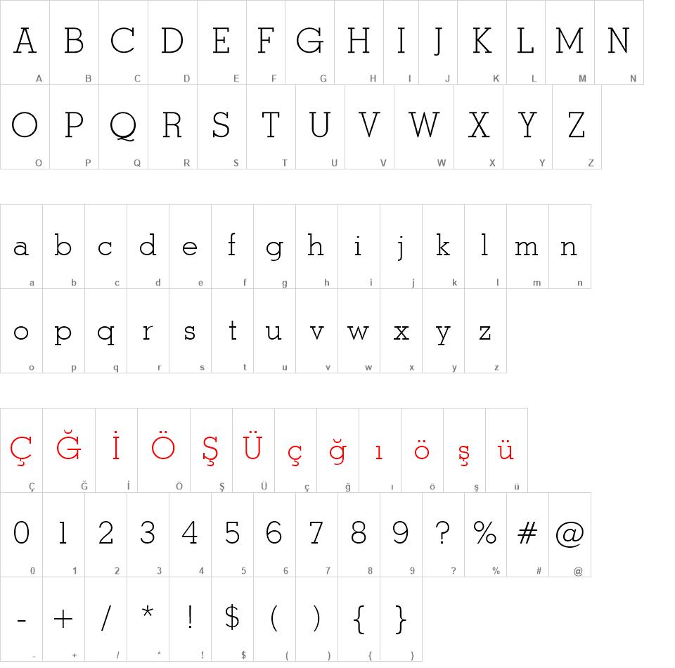 00718 font