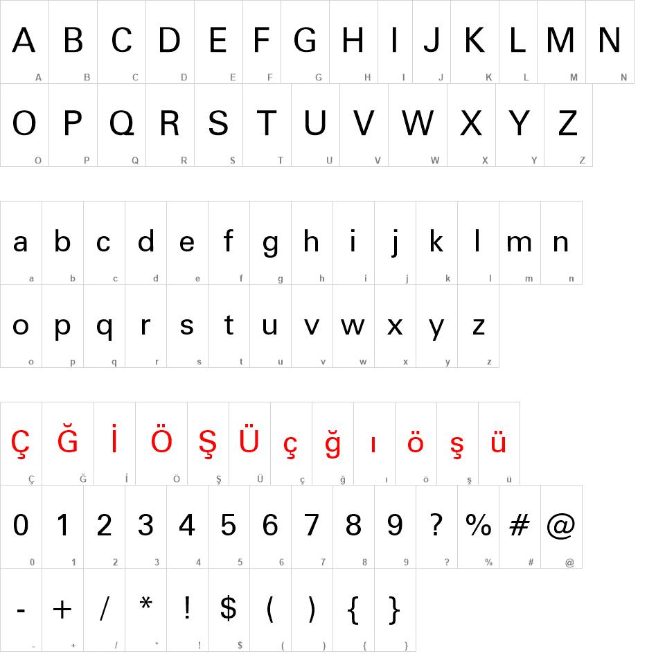 00720 font