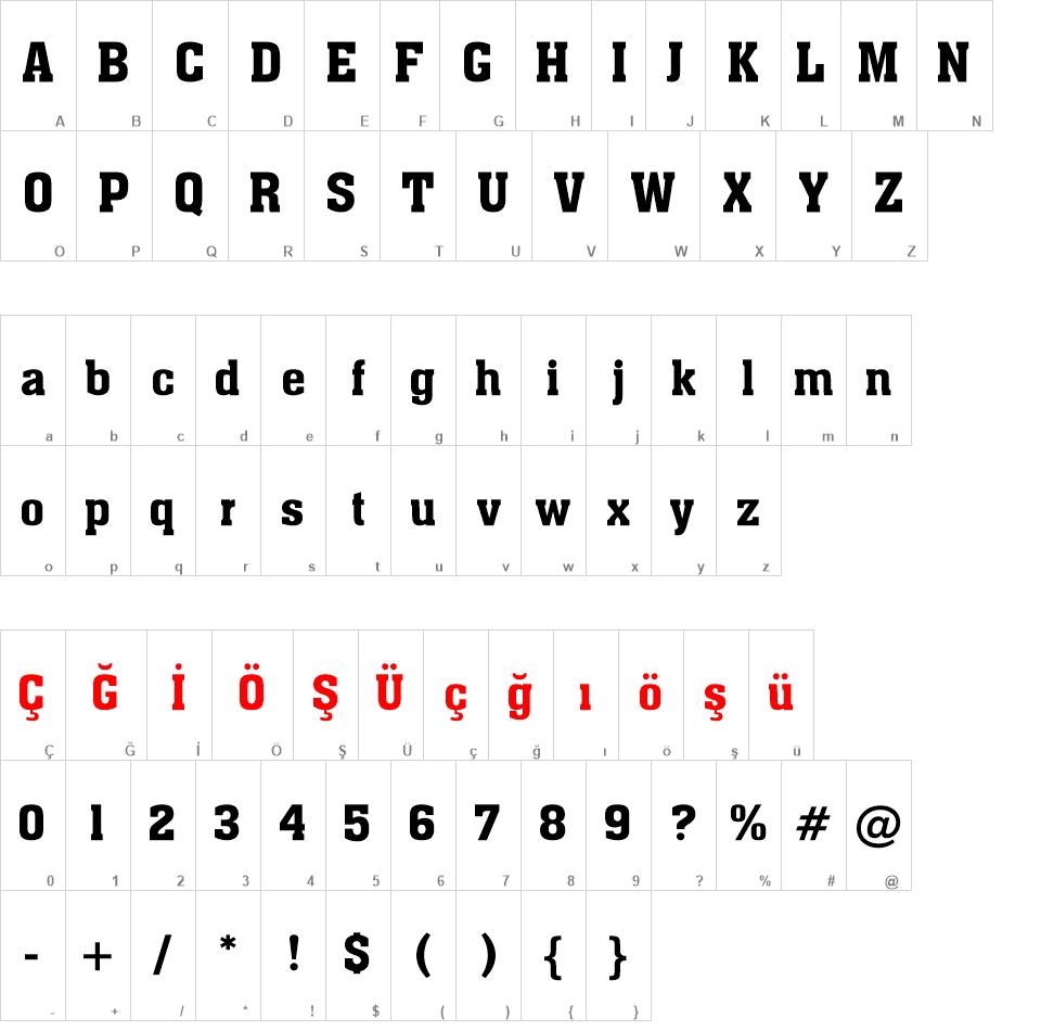 00799 font