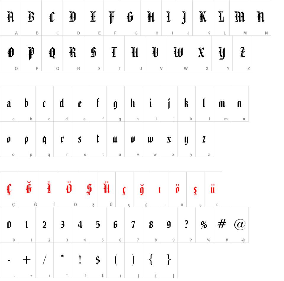 00802 font