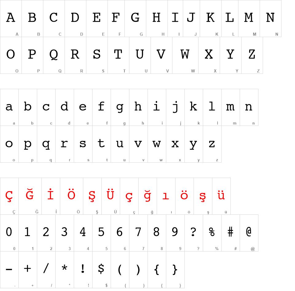 00809 font