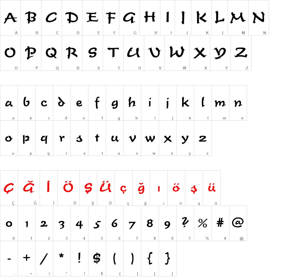 00826 font