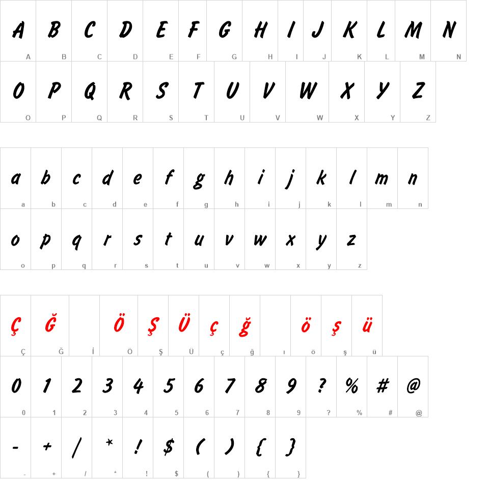 00912 font