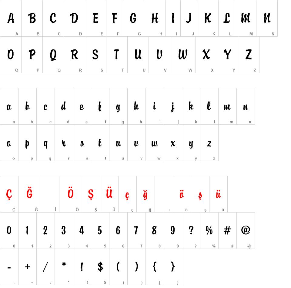 00947 font