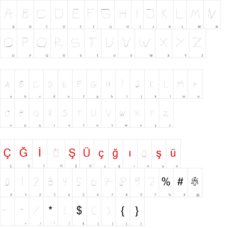 666T ADİGE font