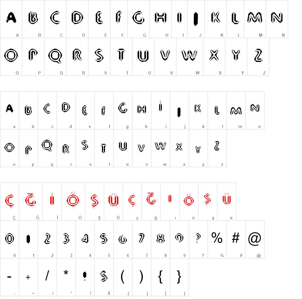 80 Decibels font