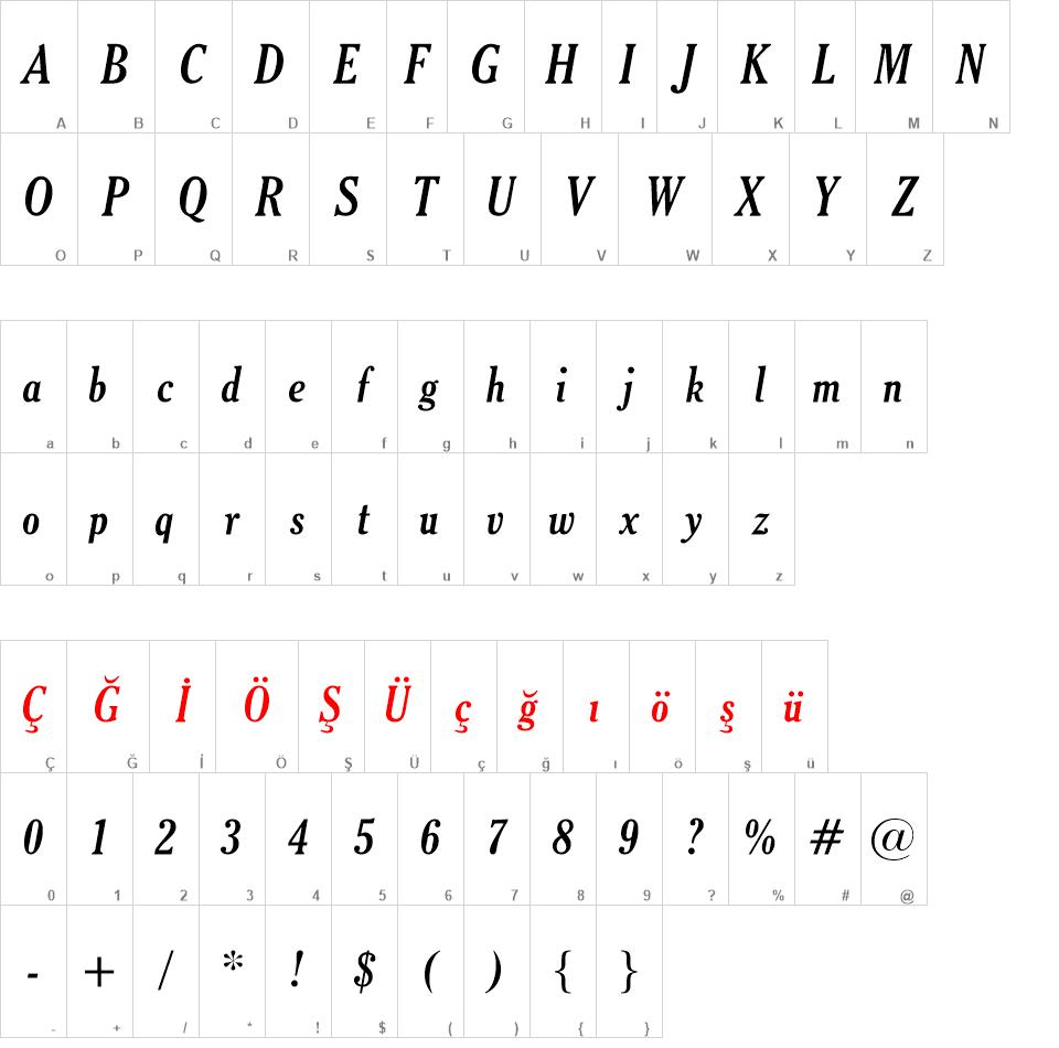 Thyssen J font