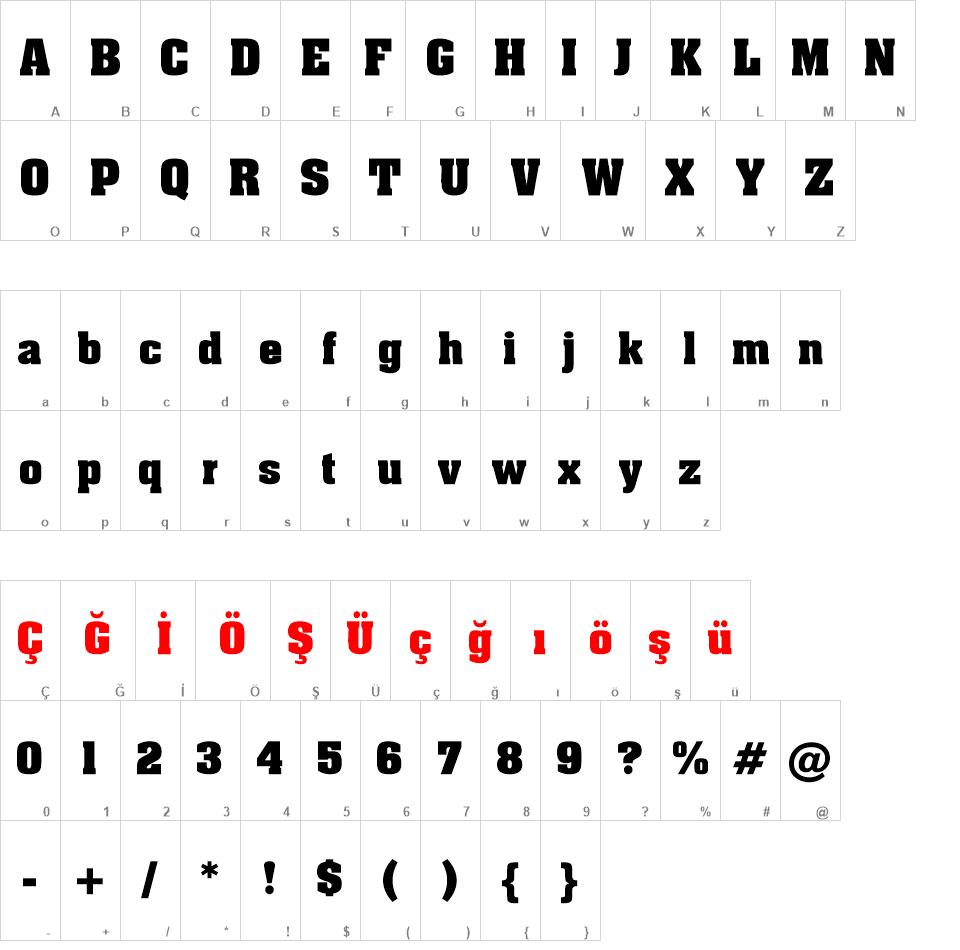 Aachen BT font