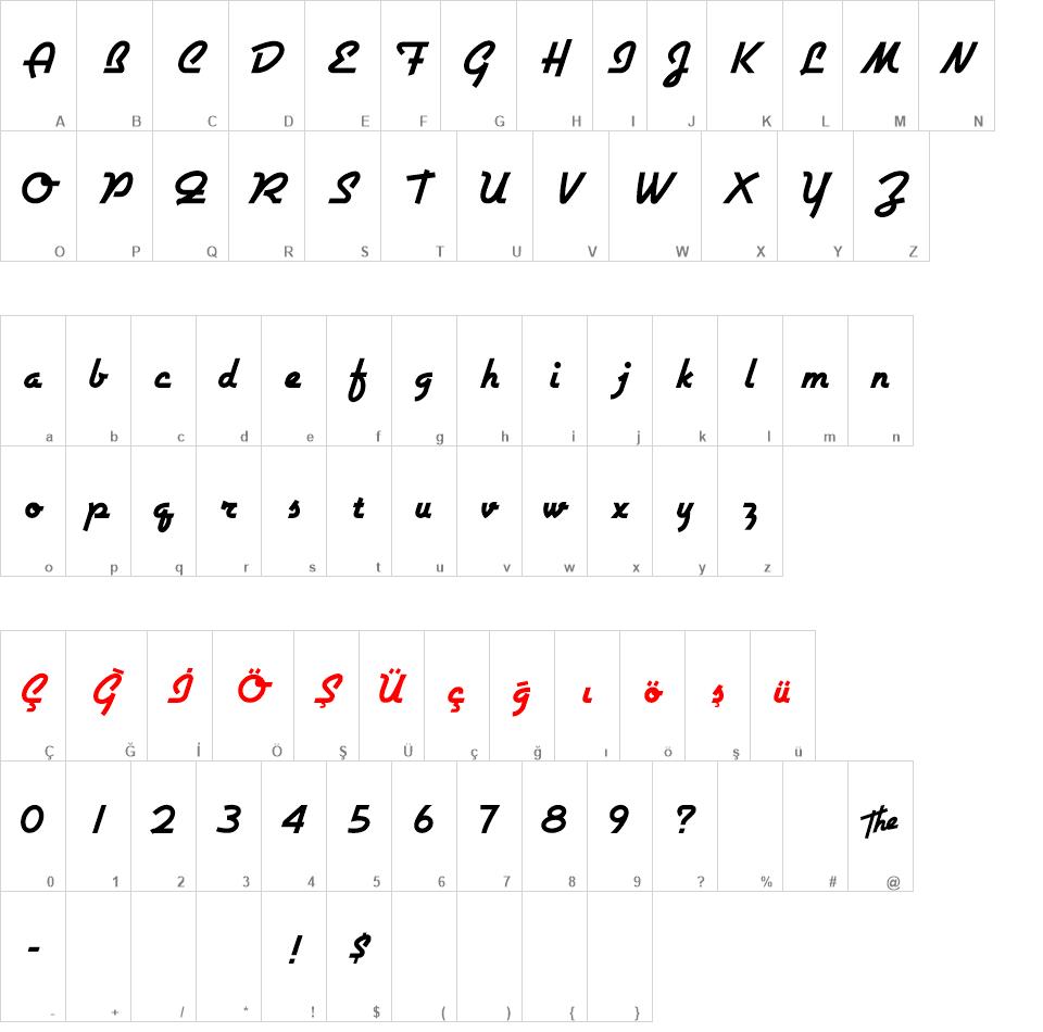 Airstream font