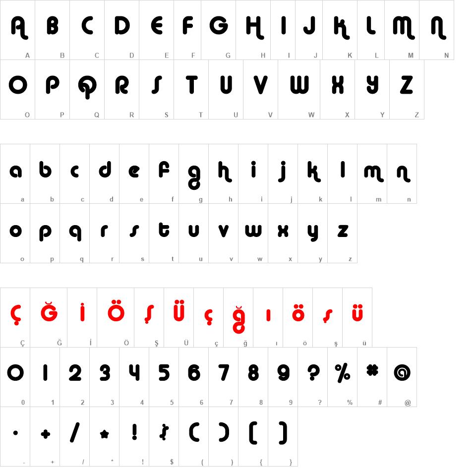 ALBA BOLD font