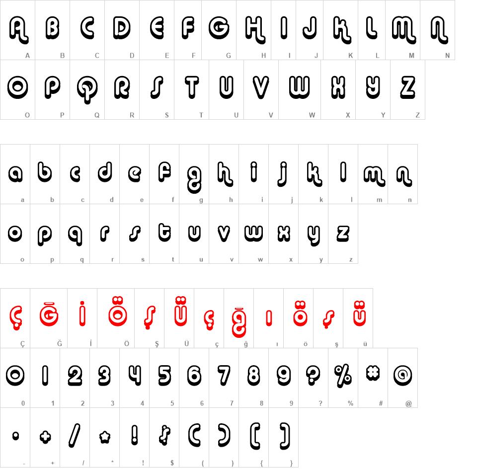 ALBAS font