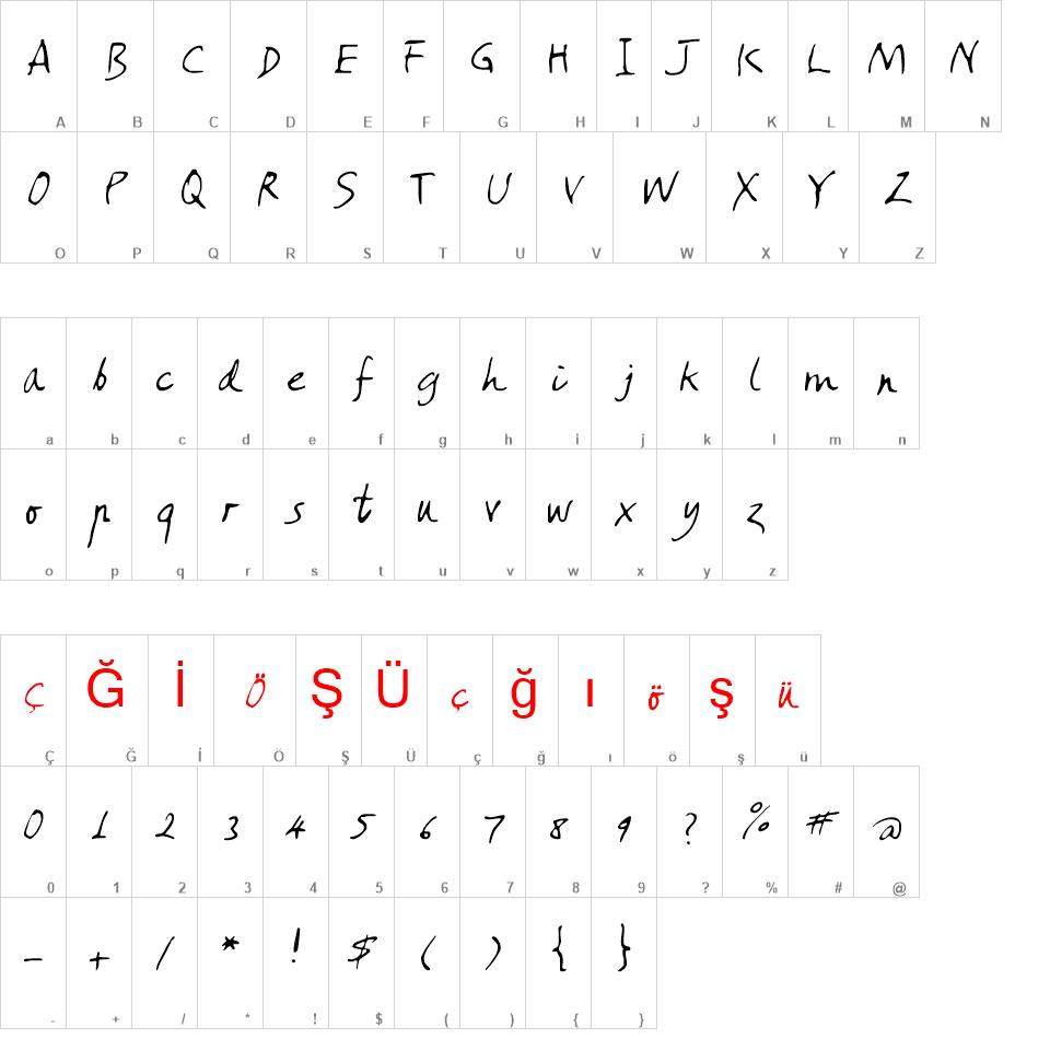 AMANO font