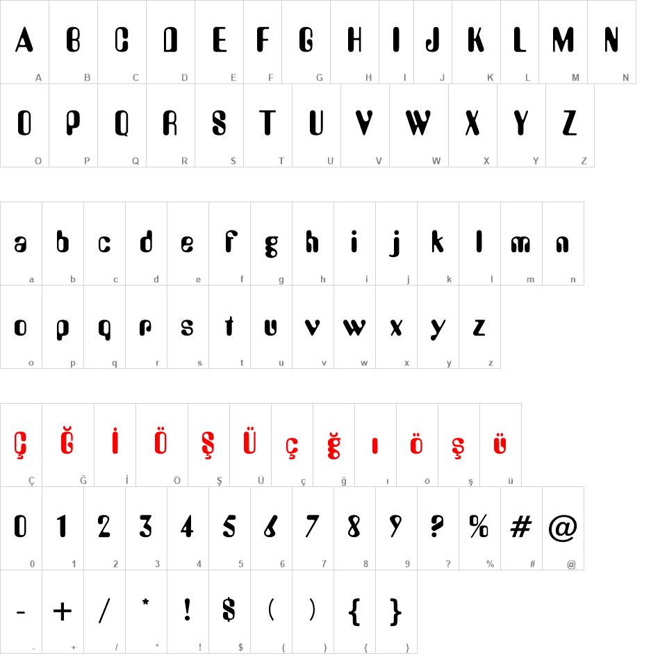 Amelia BT font