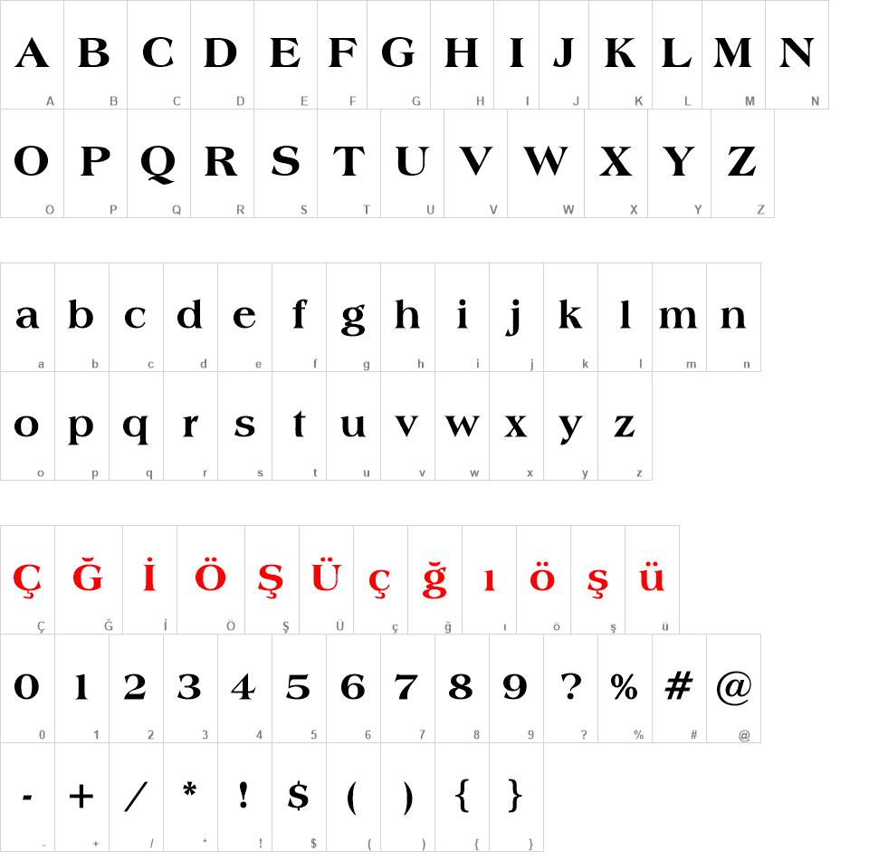 Americana XBd BT font