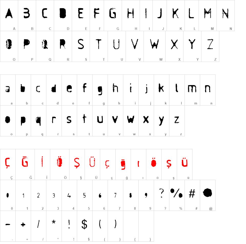 Antisocial font
