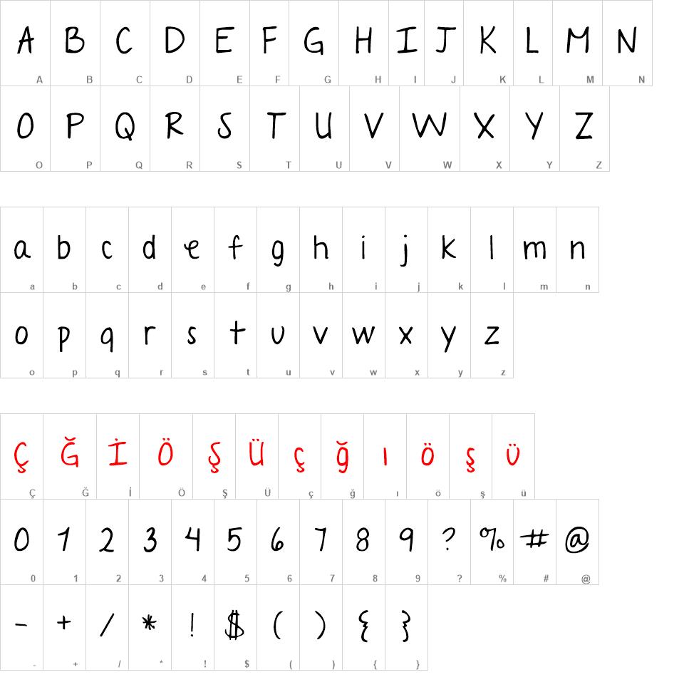 A Year Without Rain font
