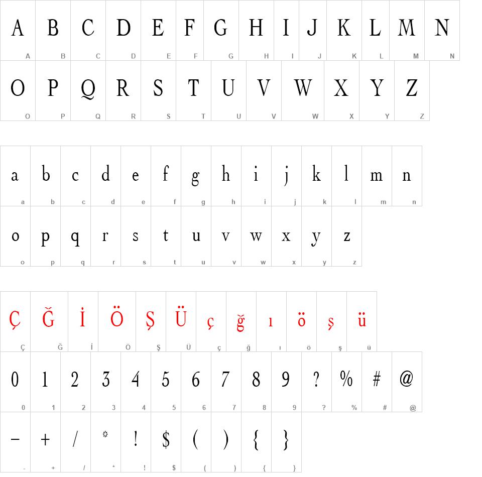 Abalone font