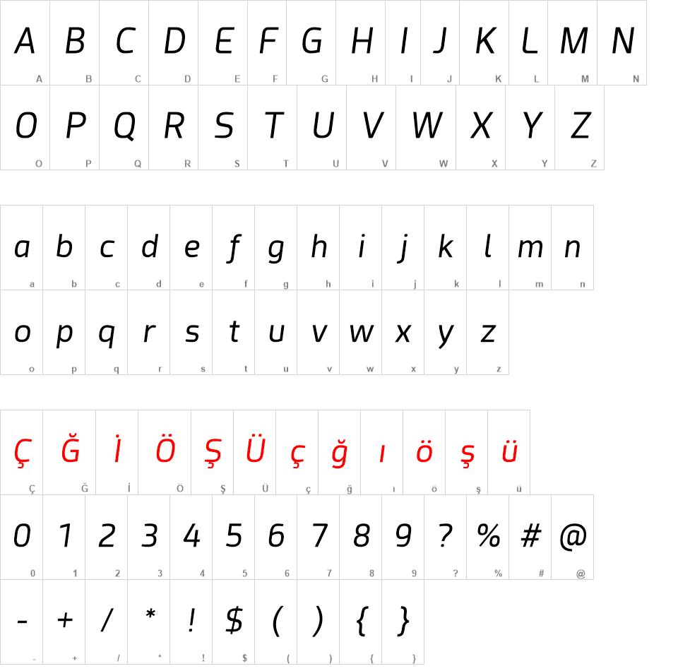 Acephimere font